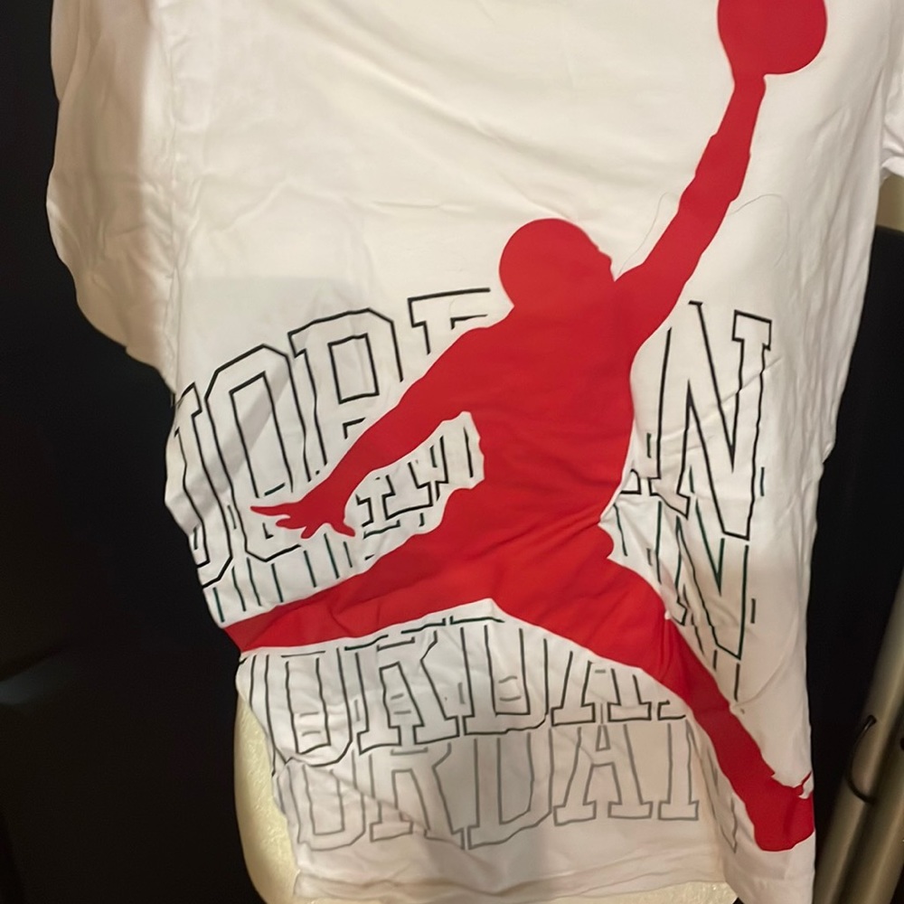 Brand new white Jordan kids shirt